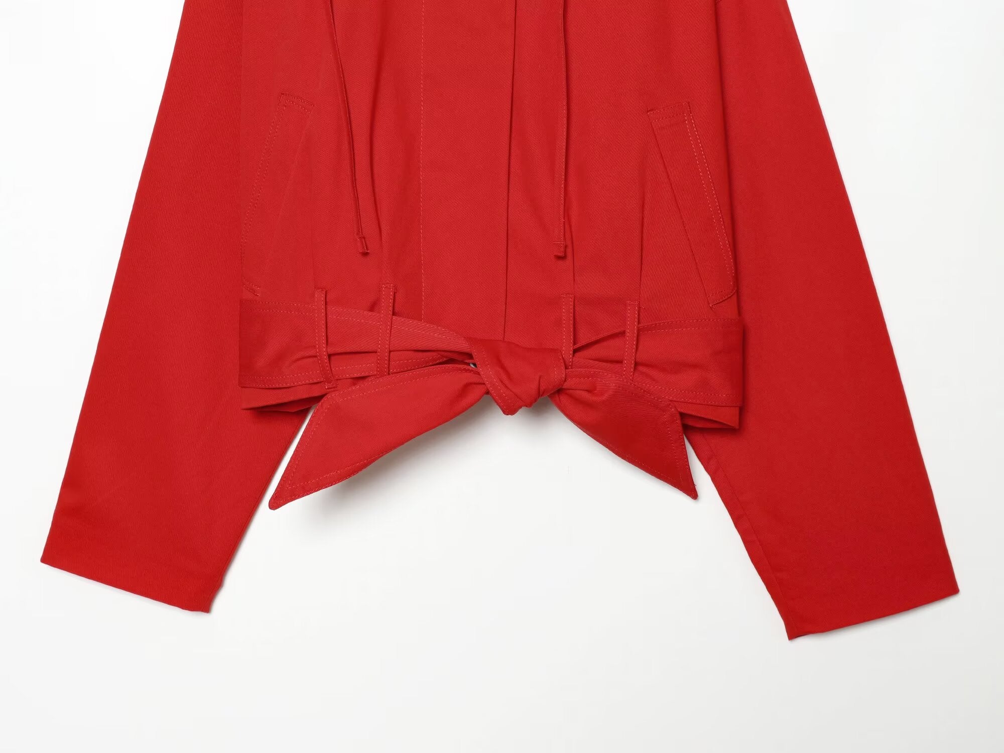 Women's With Bel long sleeved high necked jacket