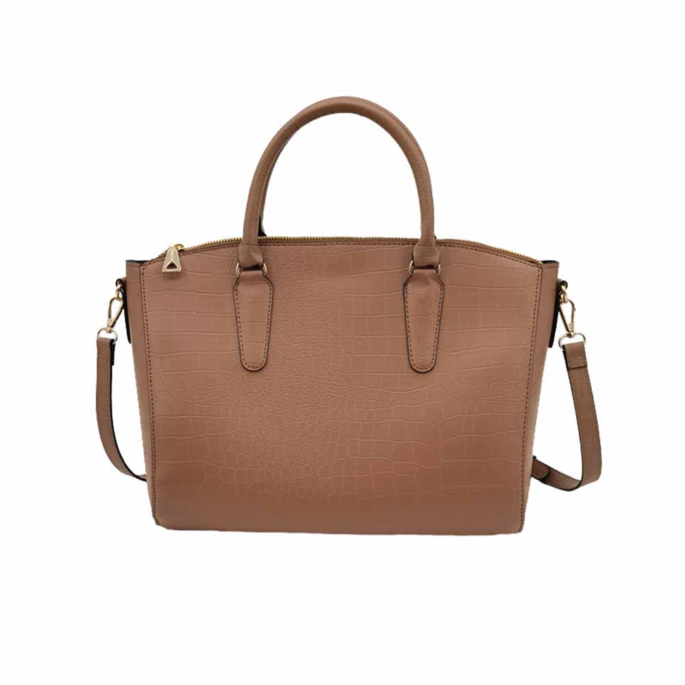 #496 Women's New Fashion Joker Handbag Shell Slung Over One Shoulder Large Capacity Handbag. Size: Bottom Length 30cm. Bottom Width 20cm. Side Height 23cm.