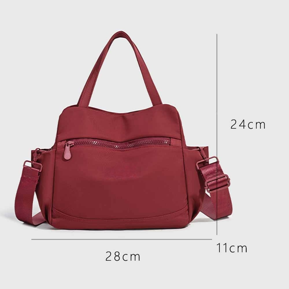 #248 Women's new fashion Joker multi-pocket shoulder crossbody bag