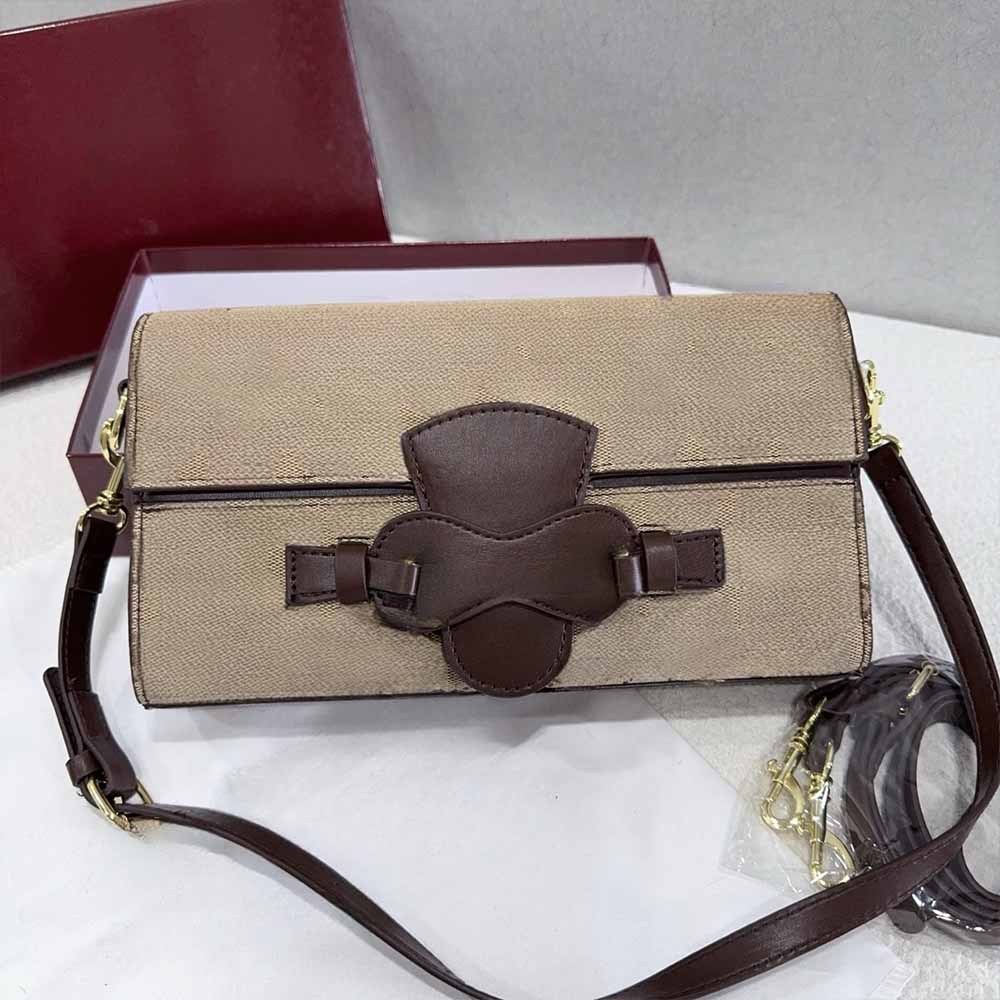 #268 Women's new flip small bag retro shoulder crossbody bag