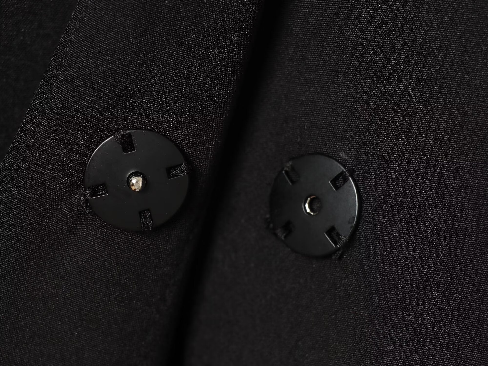 Women's black short one button Blazer Coat
