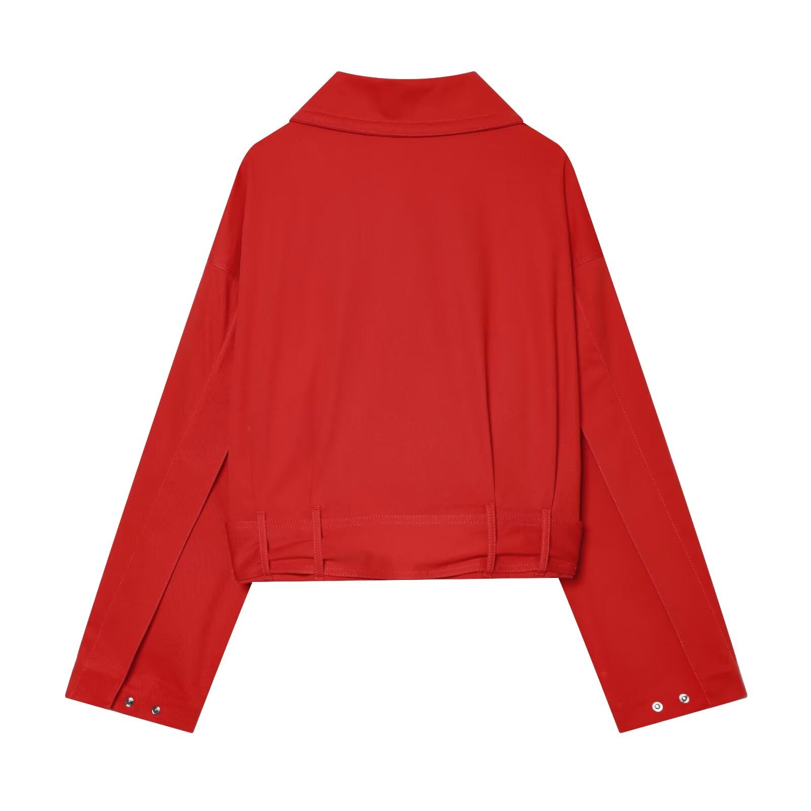 Women's With Bel long sleeved high necked jacket