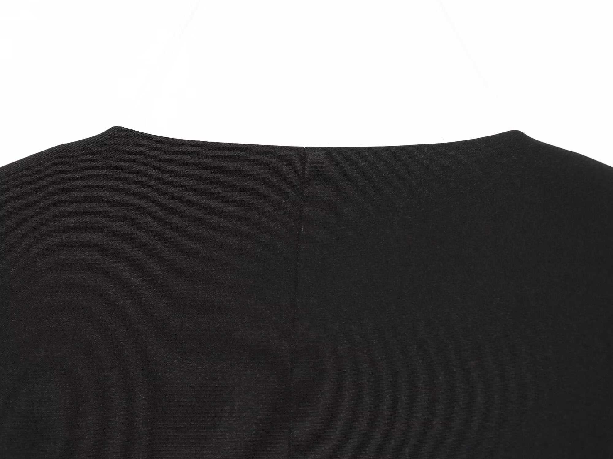 Women's black short one button Blazer Coat