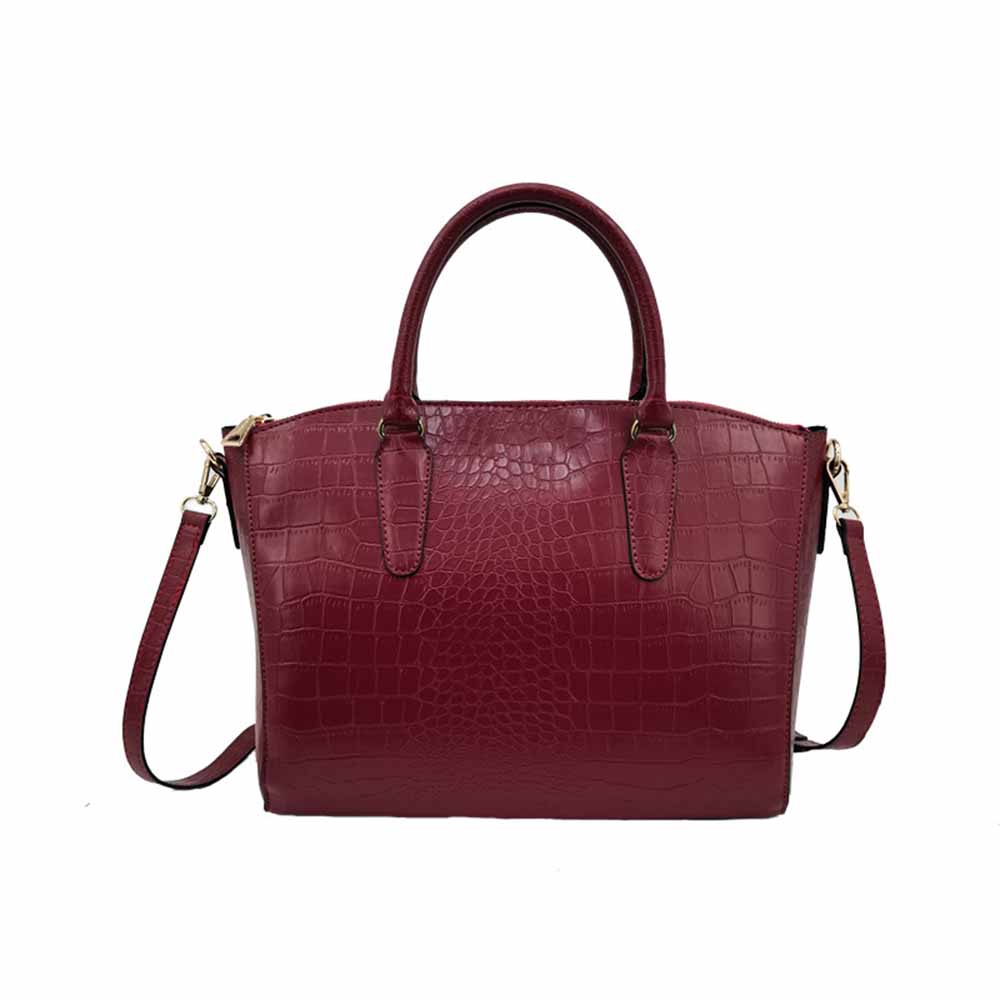 #496 Women's New Fashion Joker Handbag Shell Slung Over One Shoulder Large Capacity Handbag. Size: Bottom Length 30cm. Bottom Width 20cm. Side Height 23cm.