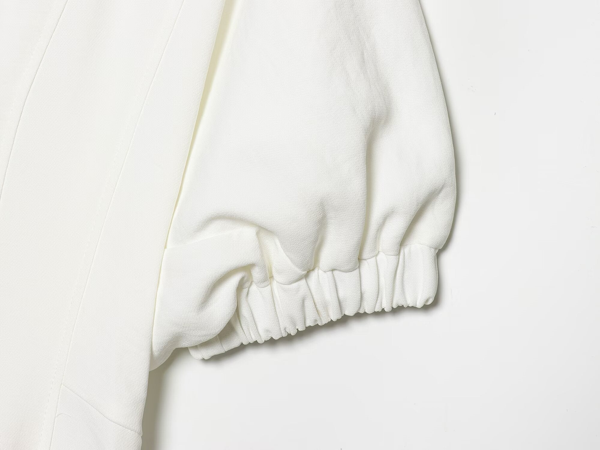 Women's V-neck Bubble Sleeve Midi Dress